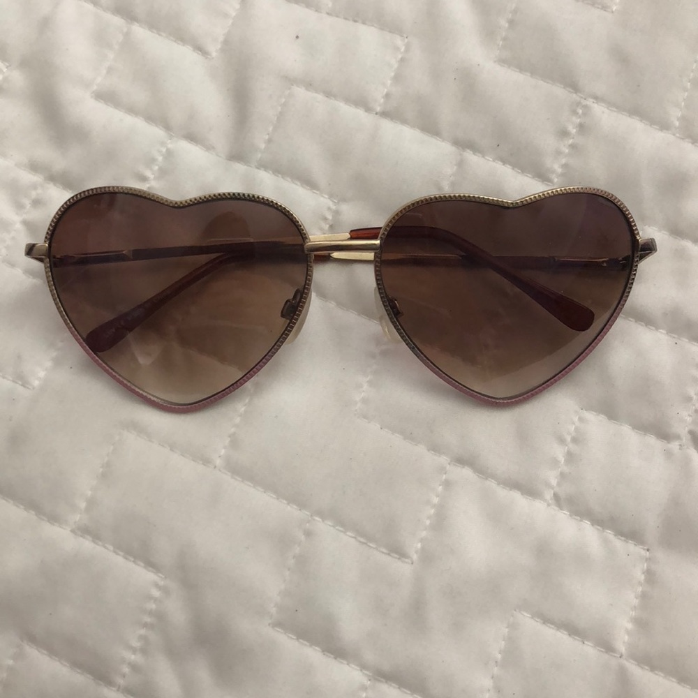 Heart eyed sunglasses